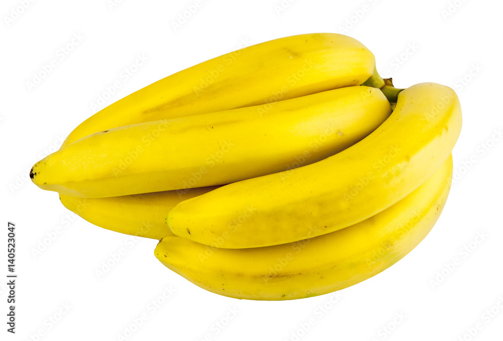 fresh bananas on white background fresh bananas on white background