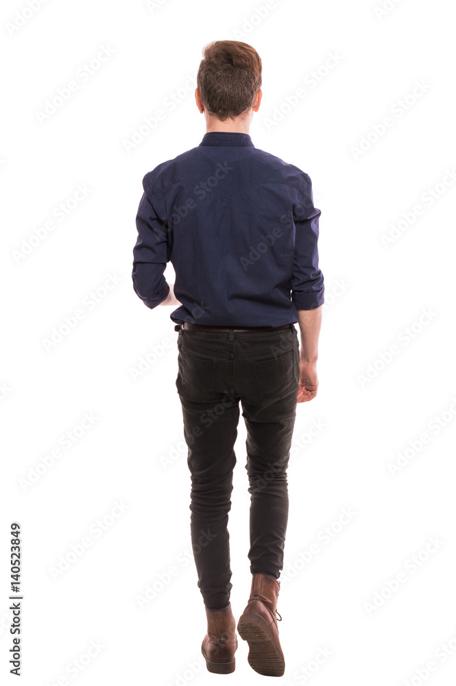 Man rear view Man rear view