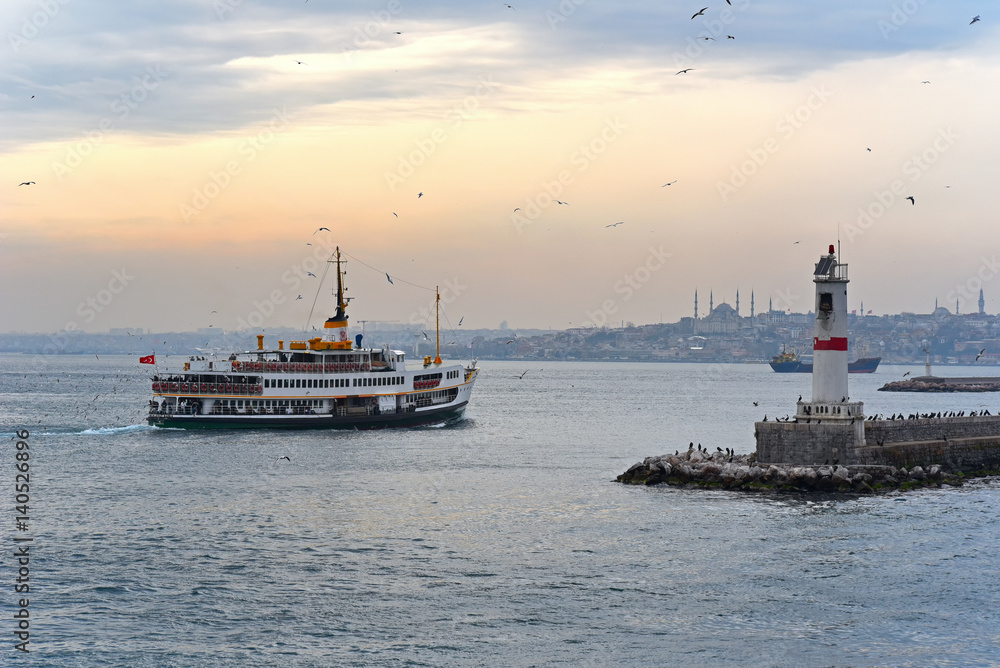 Fototapeta premium Istanbul sunset