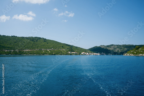Beautiful seascape of Adriatic. Traveling, yachting, vacation concept. © Acronym