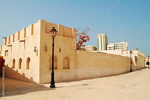 Old part of the Emirate Sharjah in the UAE photo