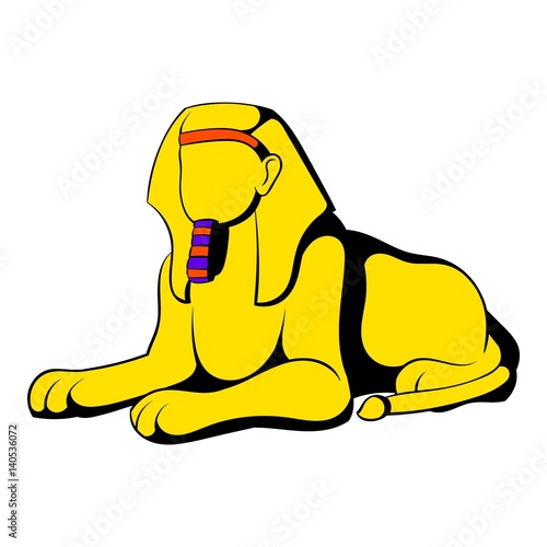 Sphinx icon cartoon
