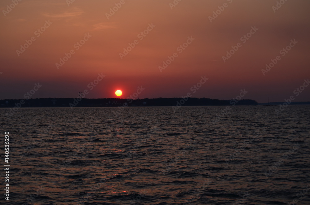 Sunset on the Gulf Stream
