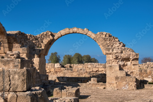 Paphos archaeological park at Kato Pafos in Cyprus © tilialucida