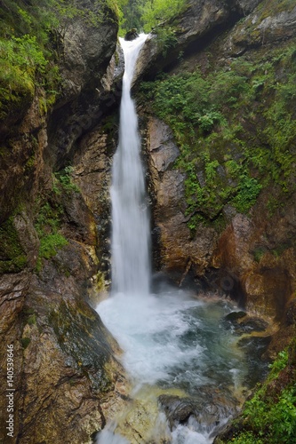 Waterfall of Raggaschlucht, High Tauern, Austria, 5 July 2016