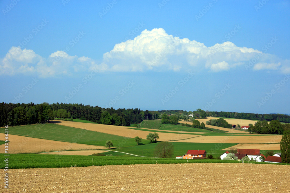 Naklejka premium Niederbayern im Frühjahr