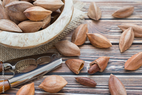 Pili nuts in bowl