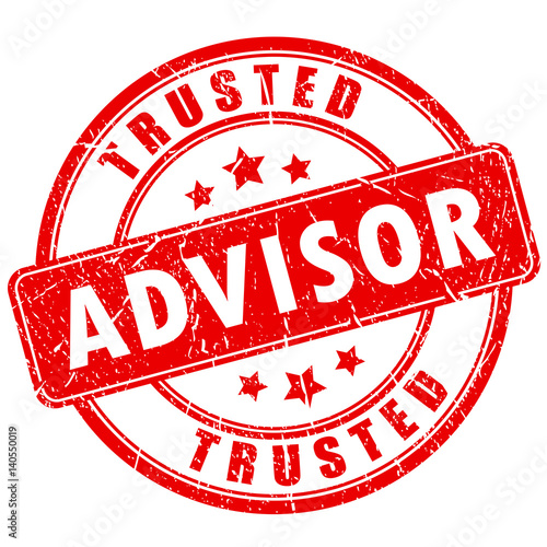 Trusted advisor business rubber stamp