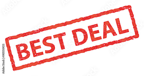 Stempel Best Deal, rot