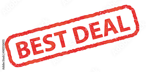 Stempel Best Deal, rot