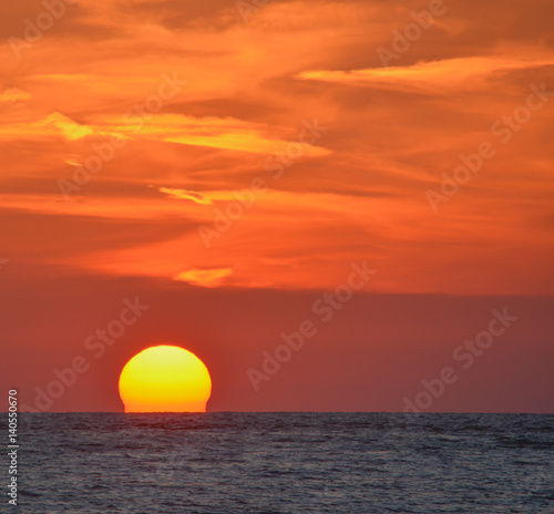 Fotografie Beautiful sunset on the Gulf of Mexico, Florida!