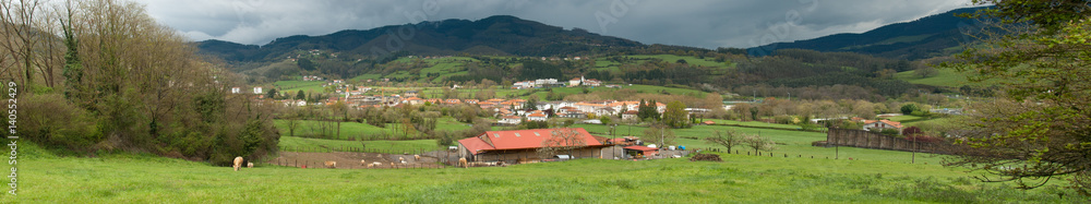 Overview of Sopuerta, Biscay. Overview of Sopuerta, Biscay.