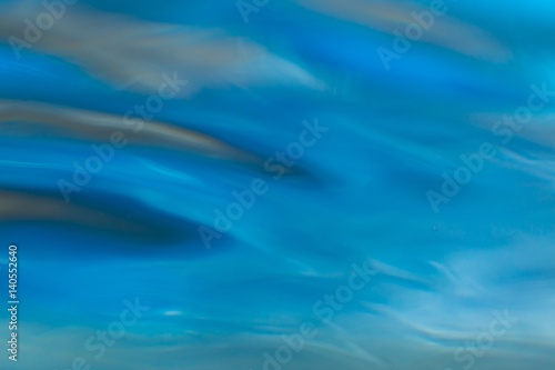 Abstract macro of moving waves on luquid