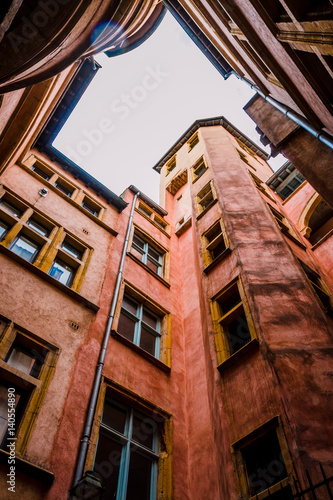 Cour intérieur dans le Vieux Lyon