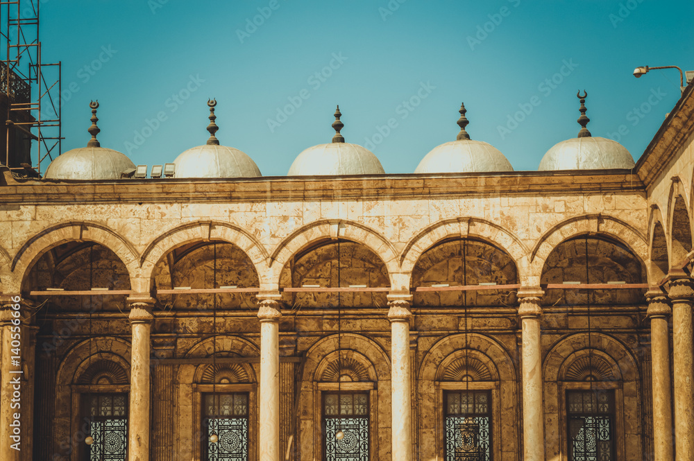old mosque at cairo, egypt
