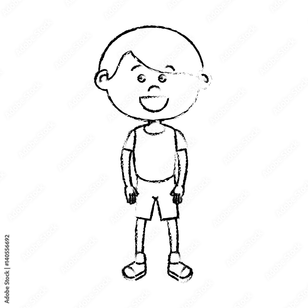 cute little boy character vector illustration design cute little boy character vector illustration design
