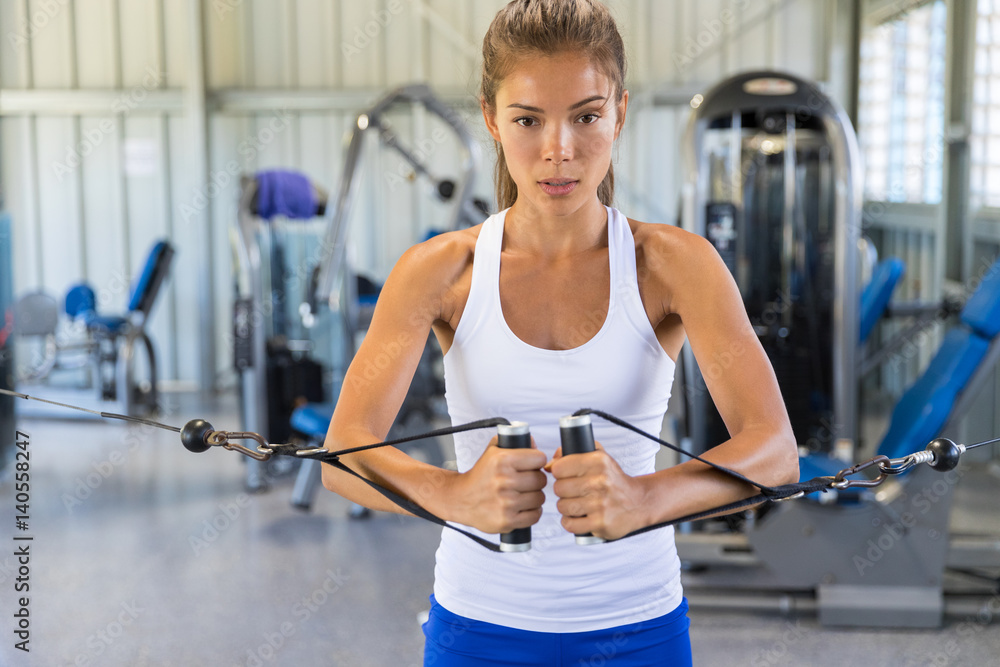 Cable discount tower fitness
