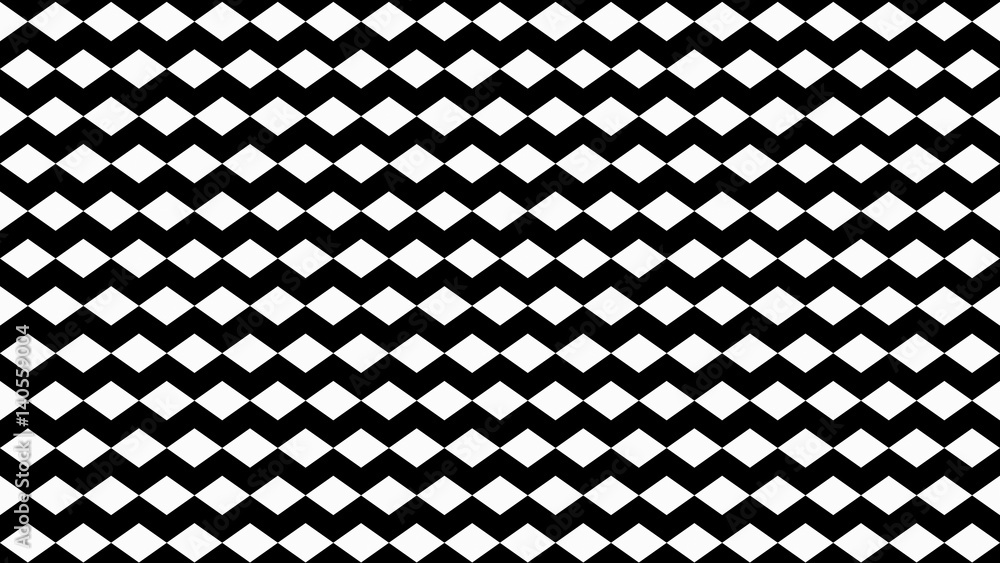 Abstract Black and White Background Made of Cubes