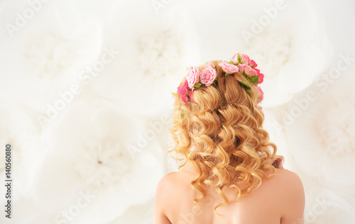 Beautiful young woman with ...