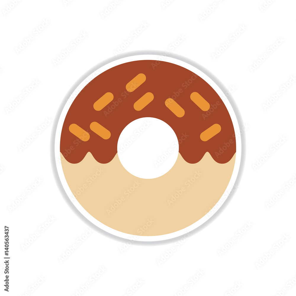 Donut sticker Donut sticker