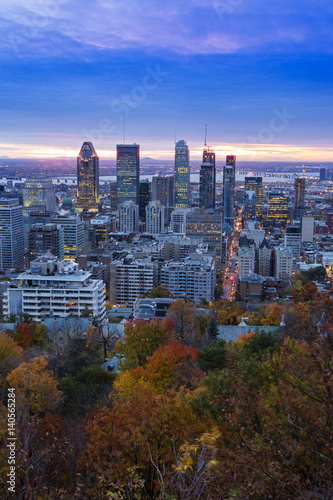 Montreal autumn sunshine