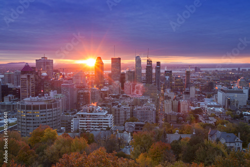Montreal autumn sunshine
