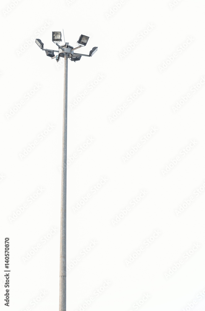 street lamppost on isolated white background street lamppost on isolated white background