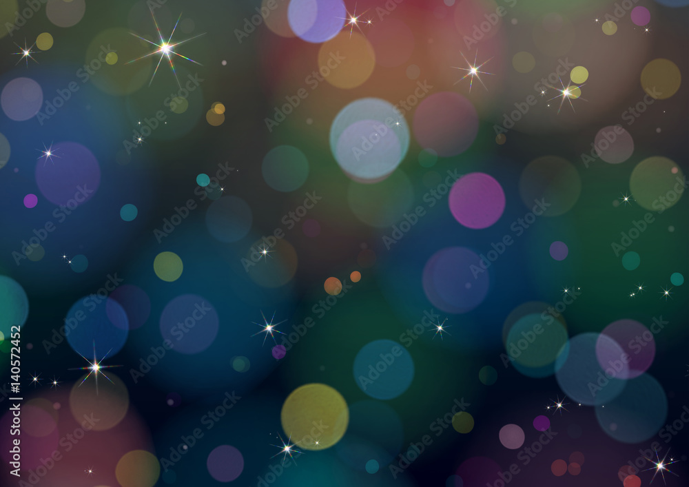 黒背景に浮かぶカラフルな光 キラキラ付き Stock Illustration Adobe Stock 黒背景に浮かぶカラフルな光 キラキラ付き Stock Illustration Adobe Stock