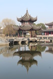 China Jiangsu Famous Water Town Gazibo architecture Asia Lake Temple Far East Suzhou