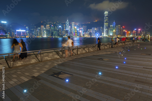 Photography Victoria harbor of Hong Kong