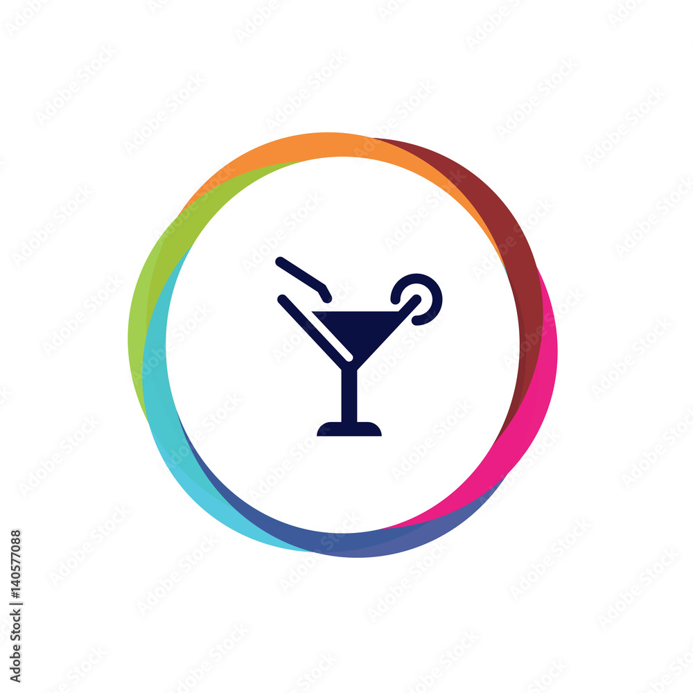 Abstract Multicolor App Button Abstract Multicolor App Button