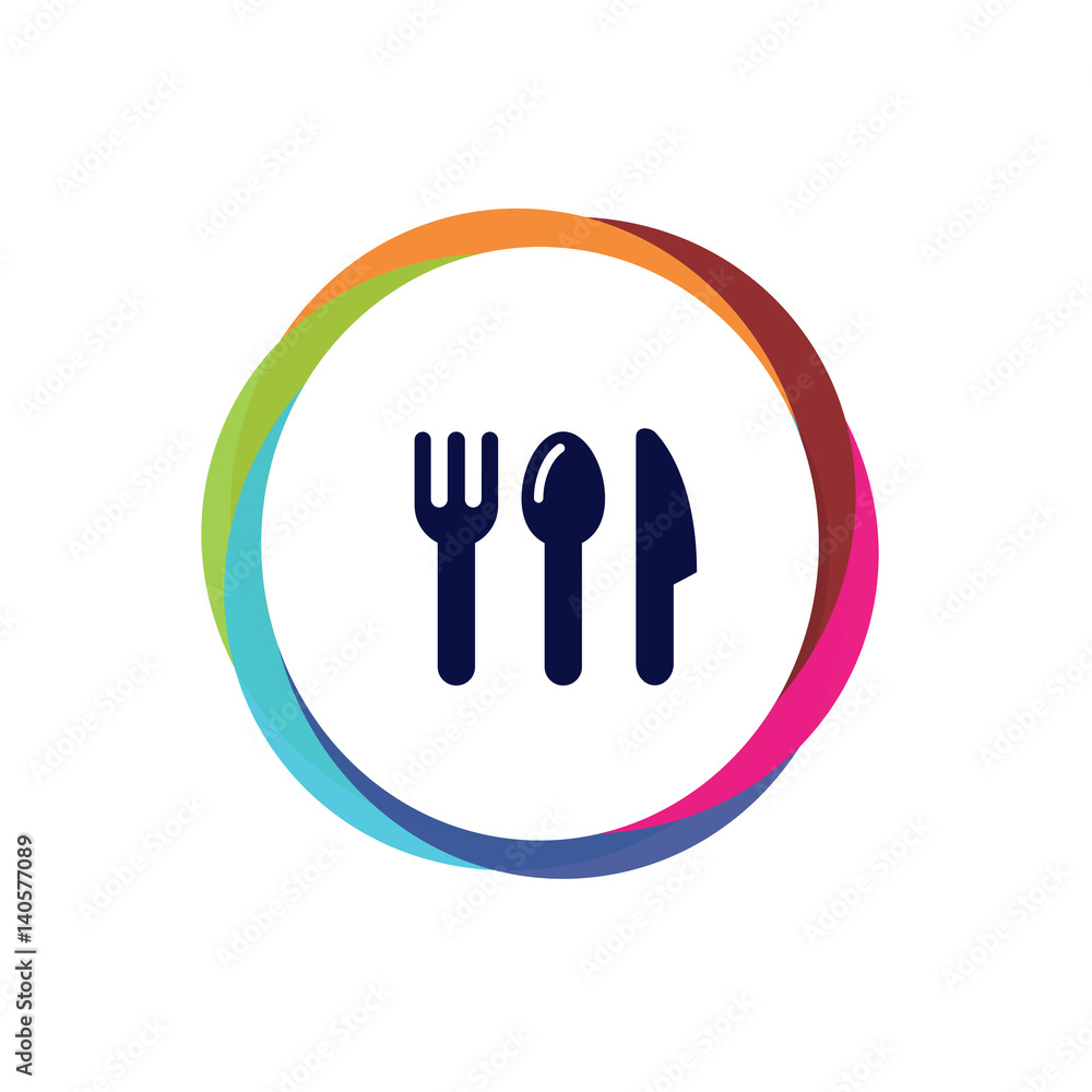Abstract Multicolor App Button Abstract Multicolor App Button