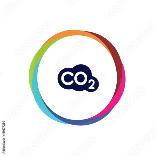 Abstract Multicolor App Button