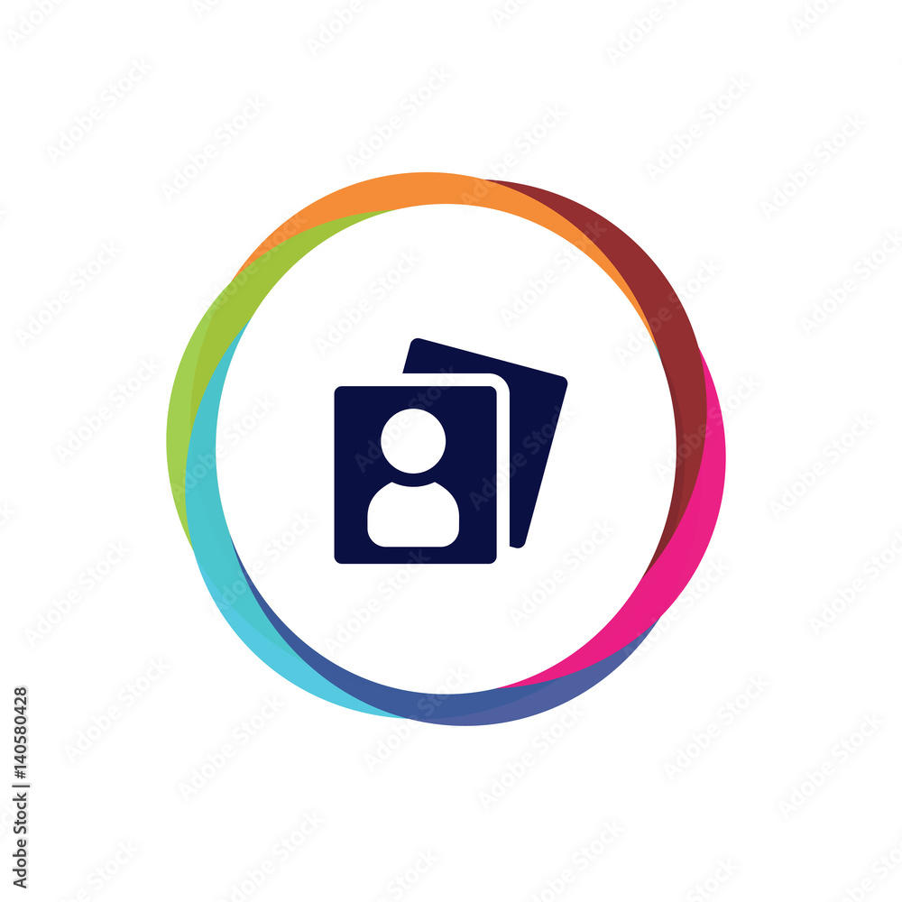 Abstract Multicolor App Button Abstract Multicolor App Button