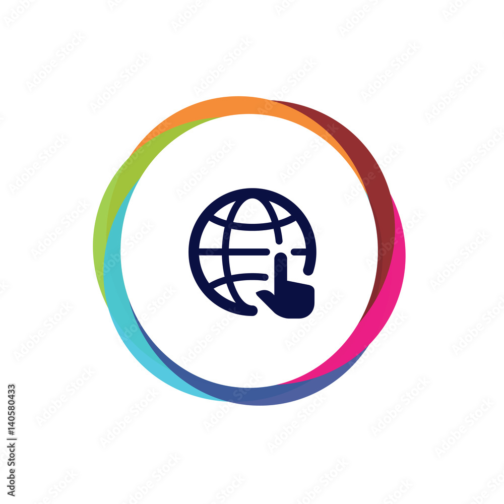 Abstract Multicolor App Button Abstract Multicolor App Button