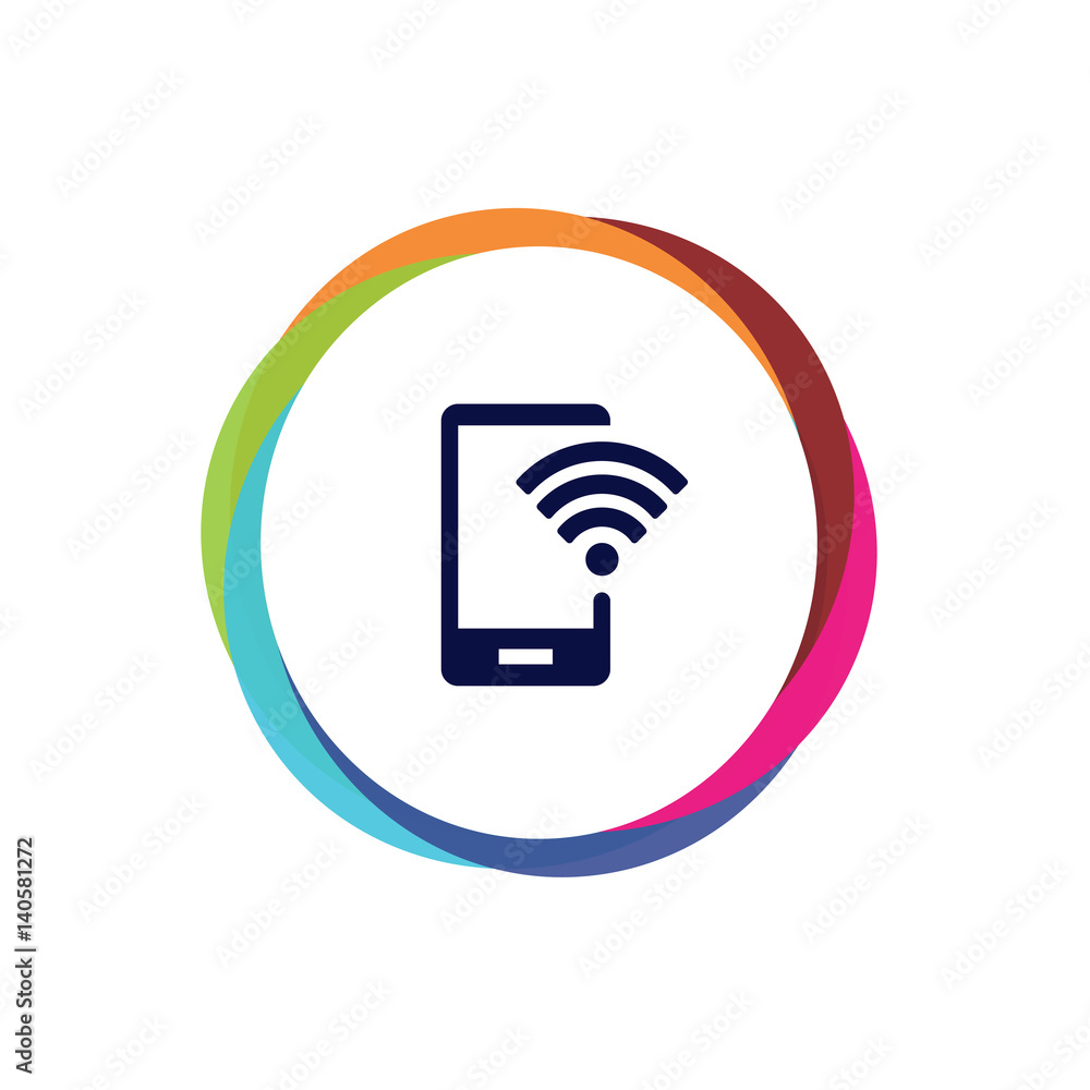 Abstract Multicolor App Button Abstract Multicolor App Button