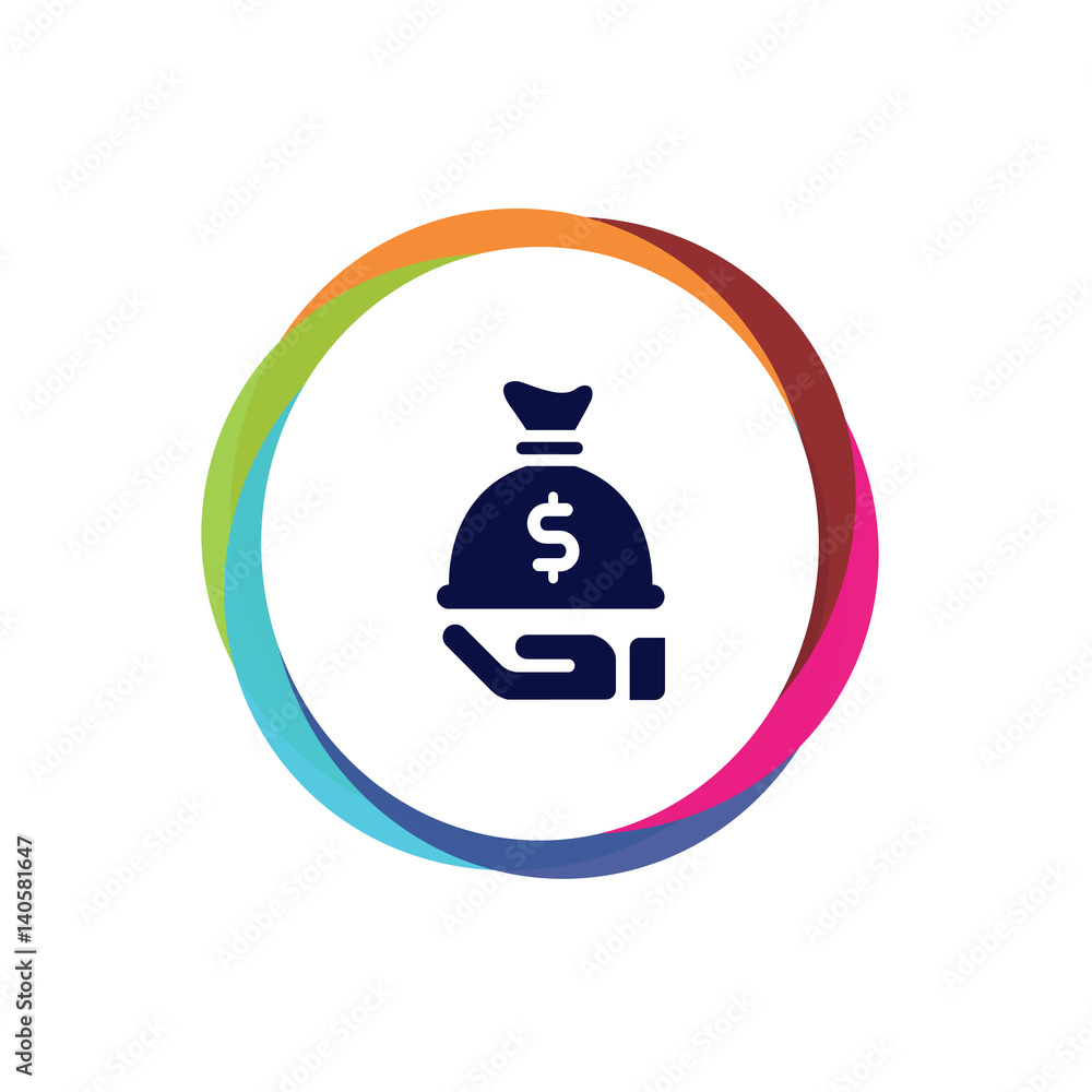 Abstract Multicolor App Button Abstract Multicolor App Button