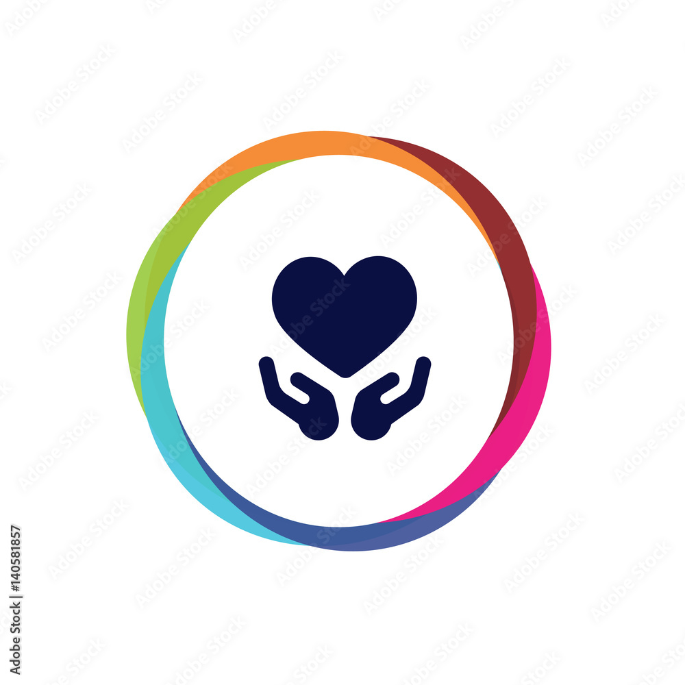Abstract Multicolor App Button Abstract Multicolor App Button