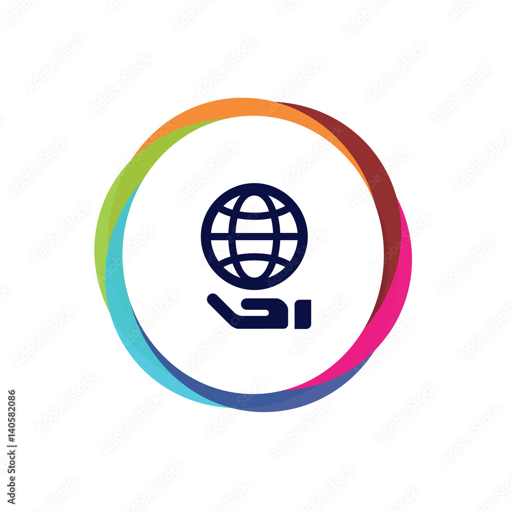 Abstract Multicolor App Button Abstract Multicolor App Button