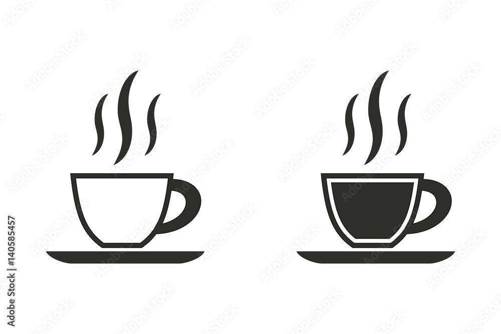 Obraz premium Coffee cup - vector icon.