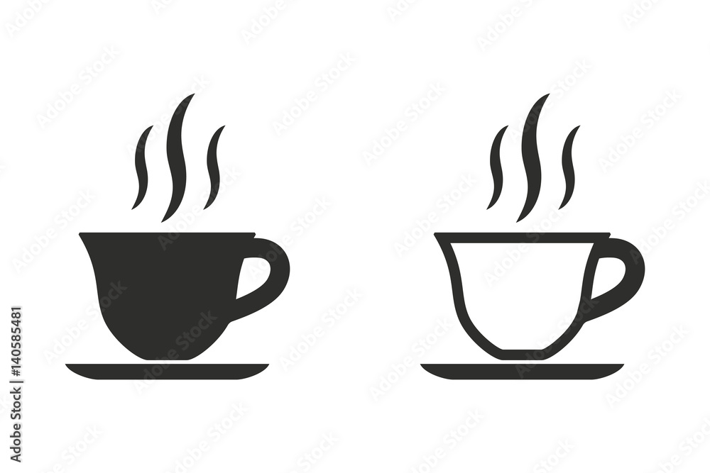 Obraz premium Coffee cup - vector icon.