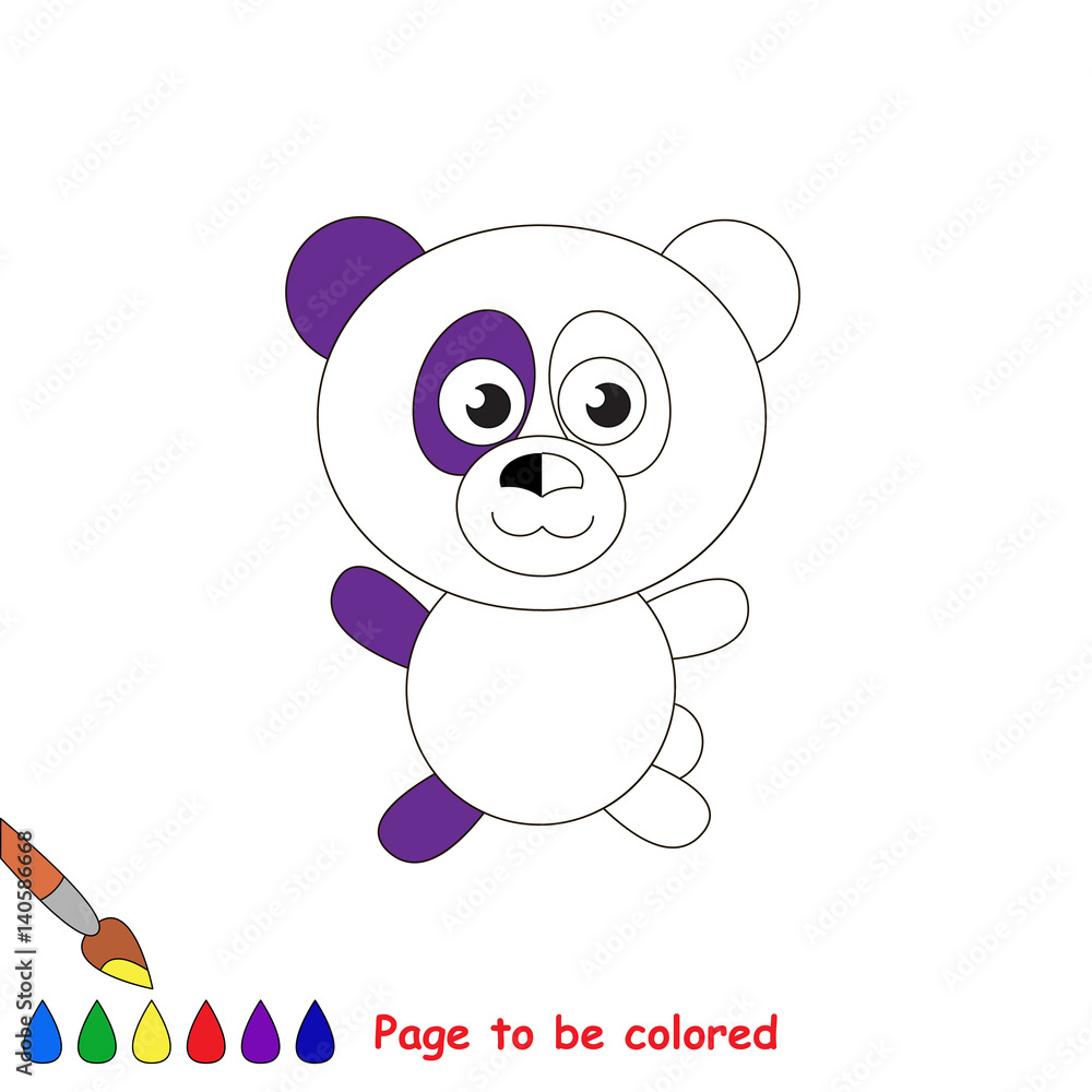 Fototapeta premium Page to be colored.