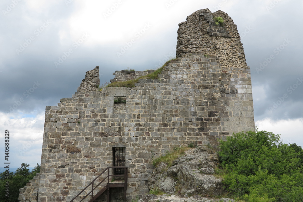 Ruins of Primda castle, Czech republic Ruins of Primda castle, Czech republic