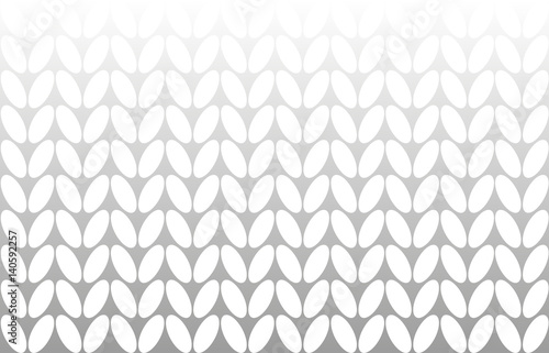 White background knitted texture vector