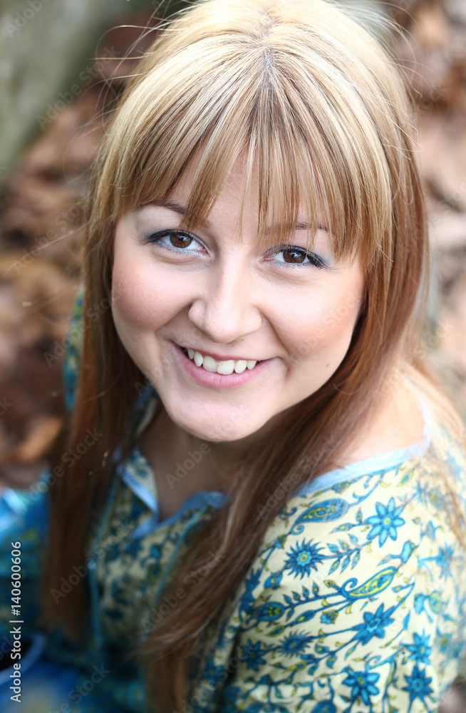 Naklejka premium woman portrait