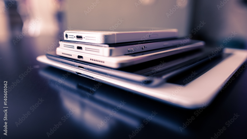 Several smartphones of different sizes. Camera smartphone. Several smartphones of different sizes. Camera smartphone.