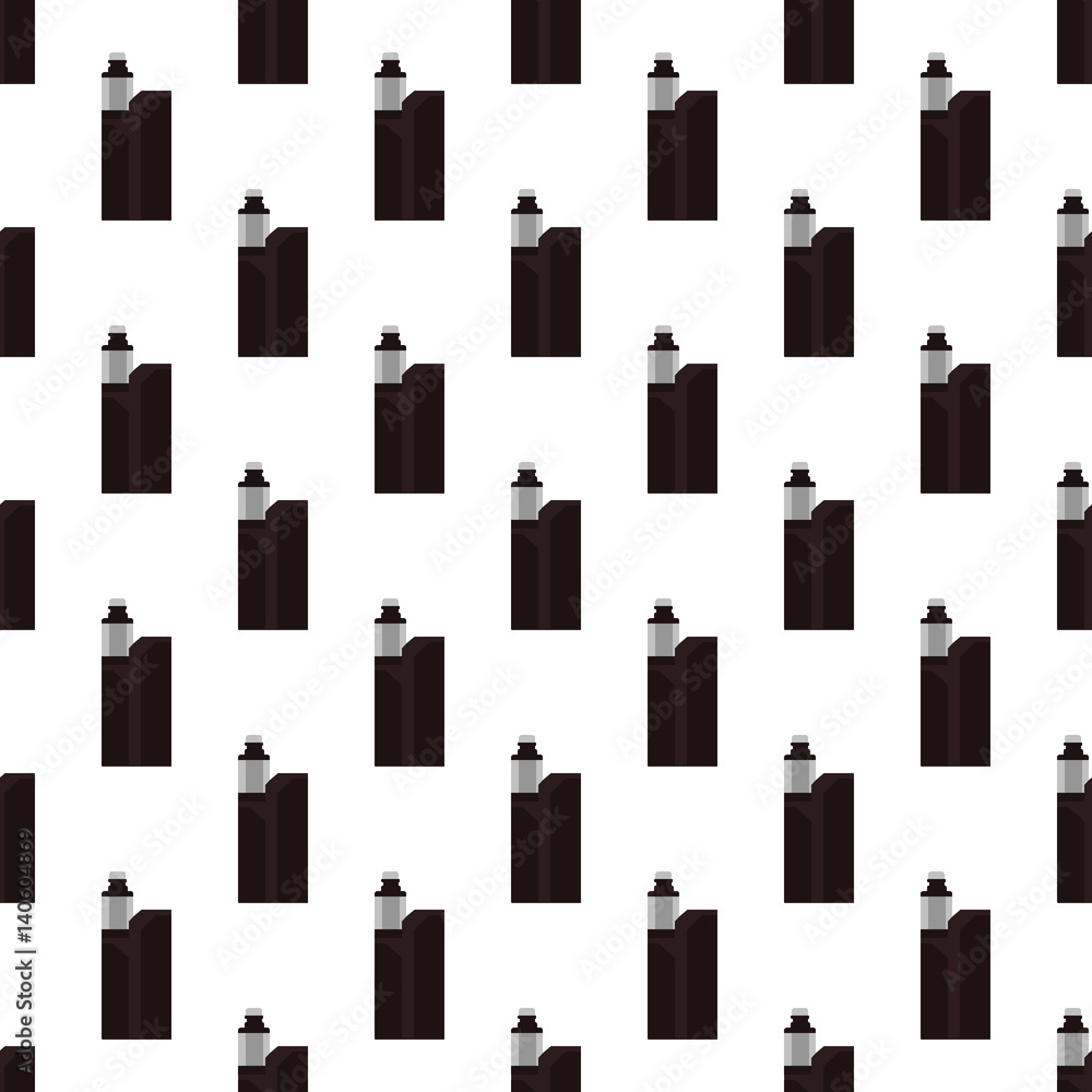 Seamless pattern of electronic cigarette on white background vape isolations Seamless pattern of electronic cigarette on white background vape isolations