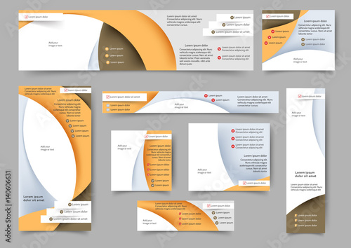 Web banner templates