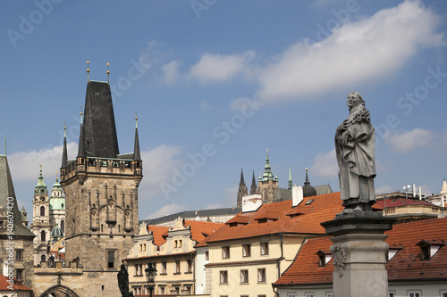 The buildings of Prague
