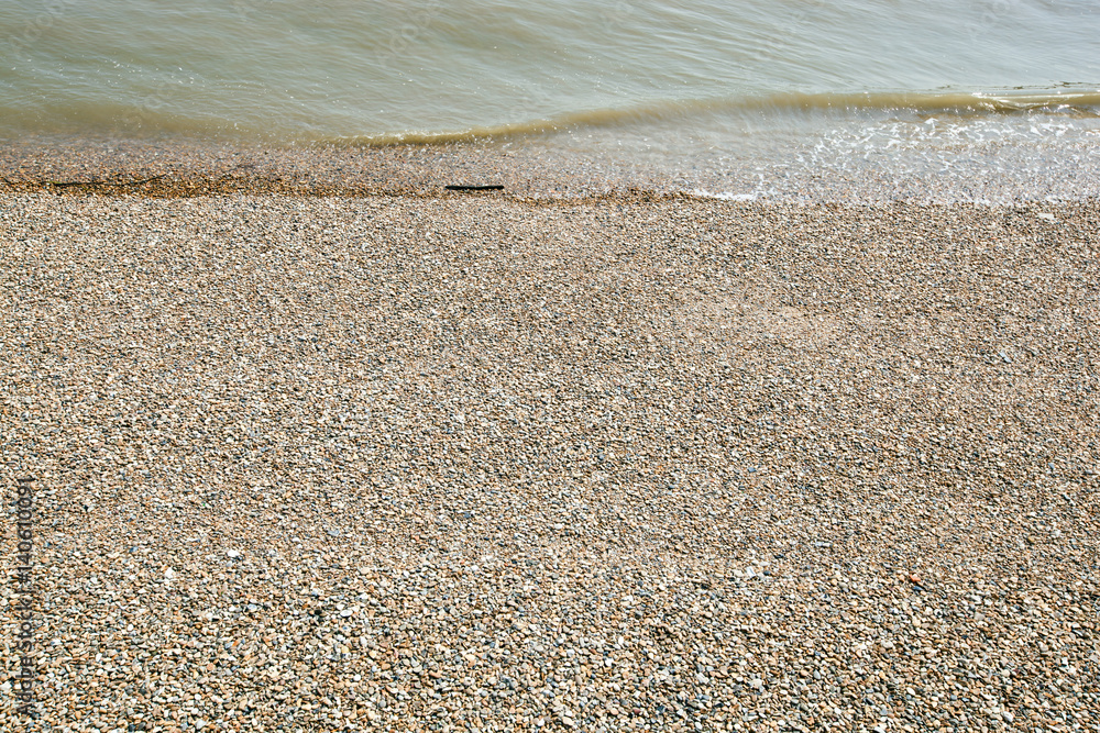 Sea and shingle beach Sea and shingle beach